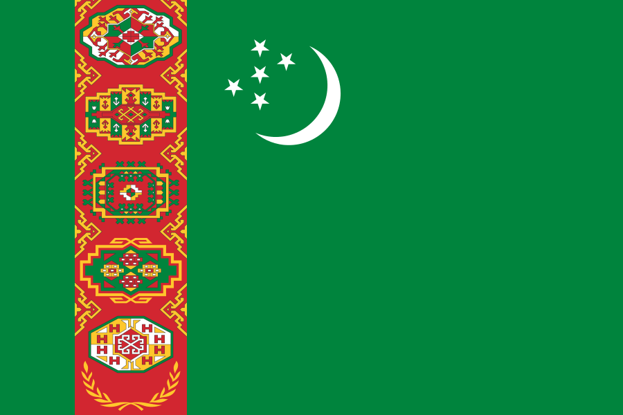 Drapeau du Turkménistan